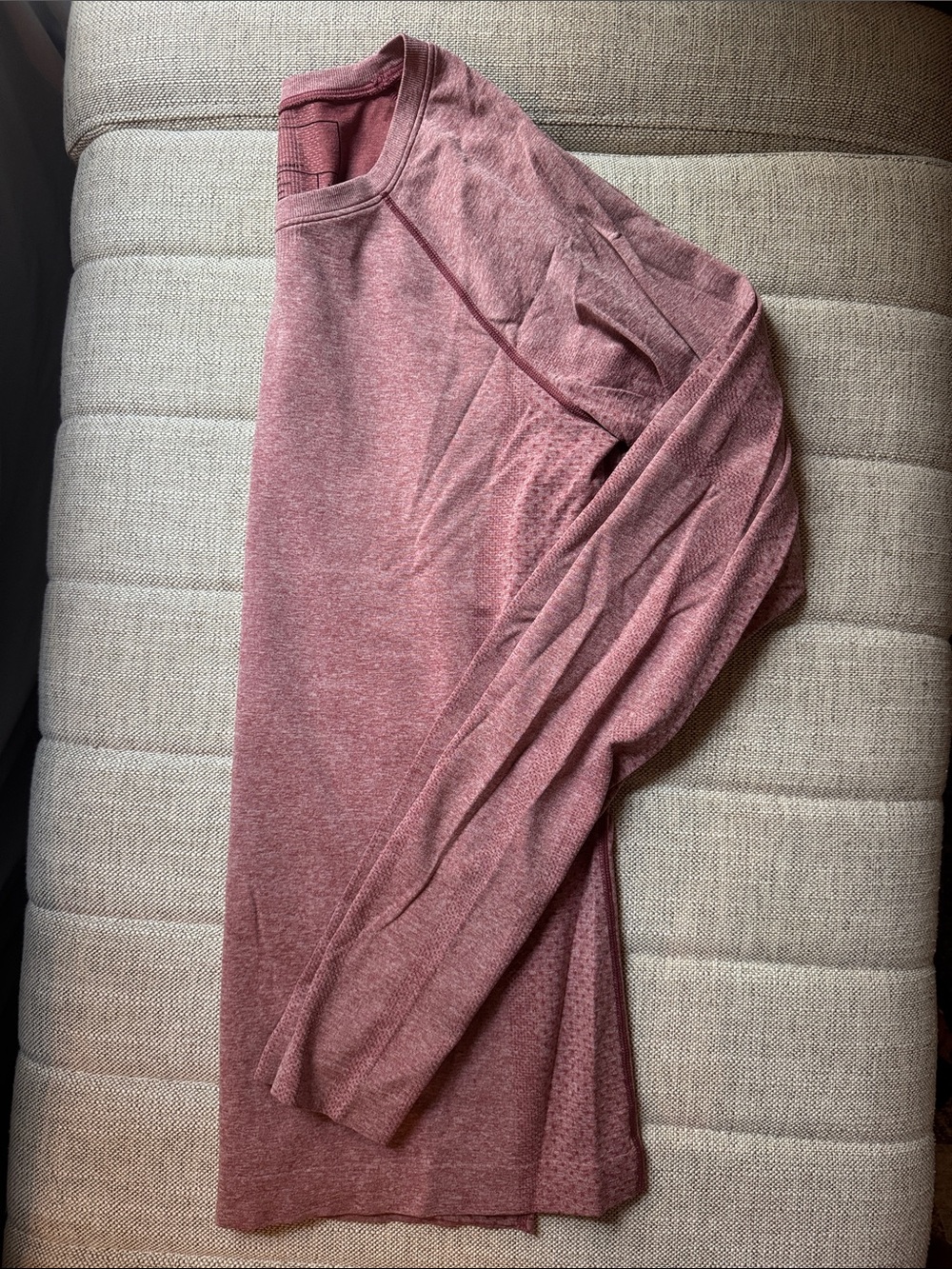 Figs Long Sleeve Tee in Dusty Rose